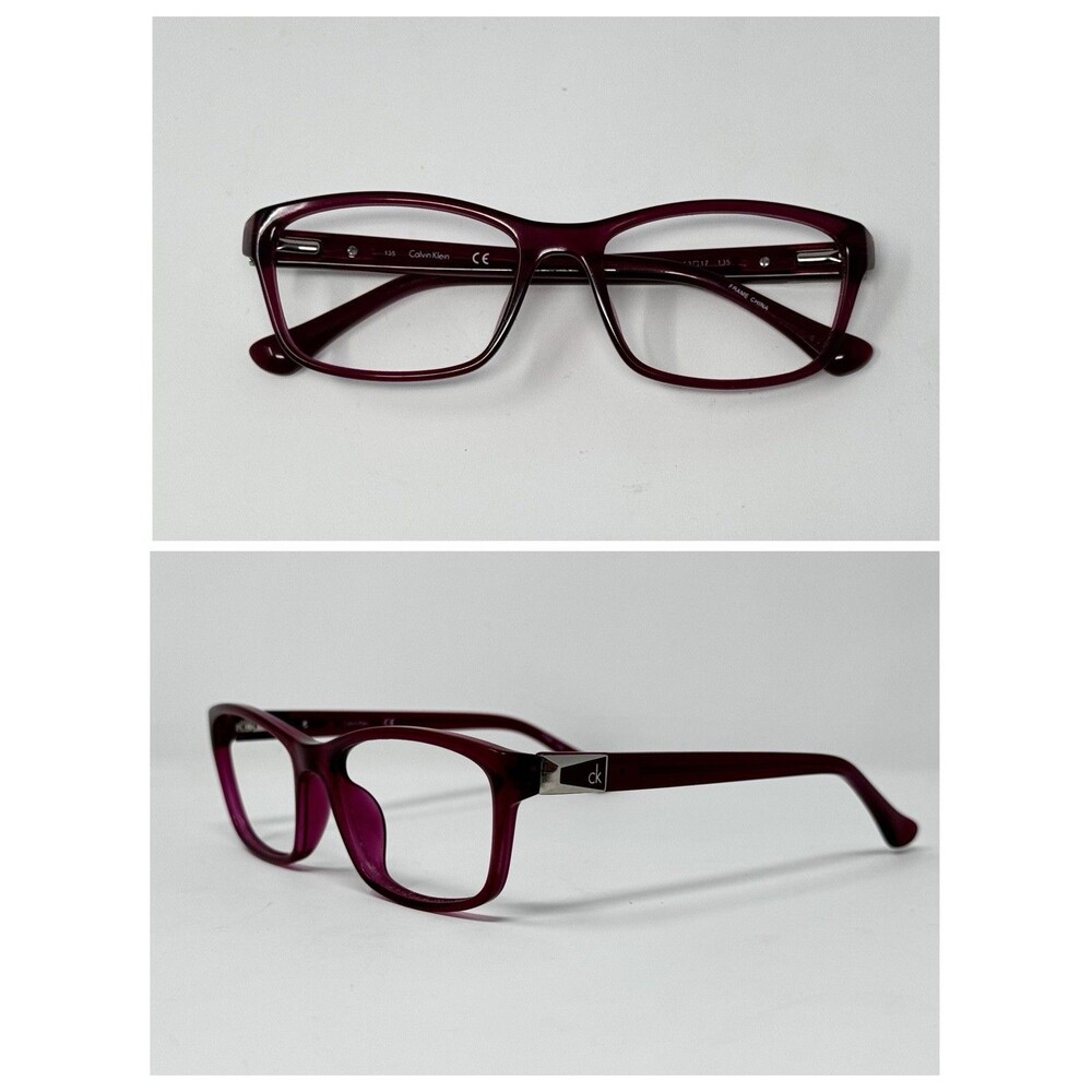 Calvin Klein CK5861 611 Burgundy Rectangular Eyeglass Frames 53-17-135